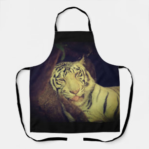 Delantal Apron del tigre blanco