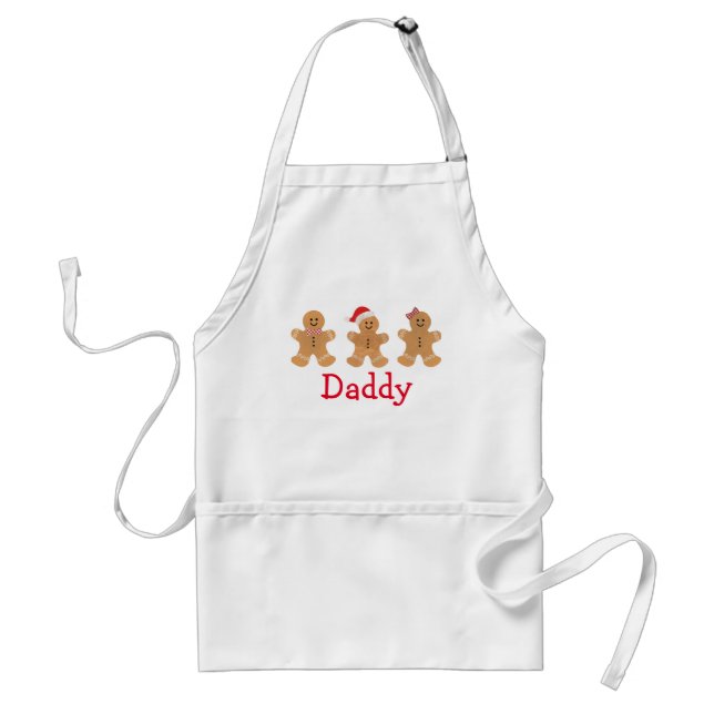 Delantal Apron del Trio de Gingerbread para Hombres, Aprón  (Frente)