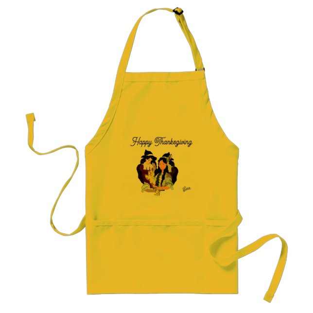 Delantal Apron: Día de Acción de Gracias (Frente)