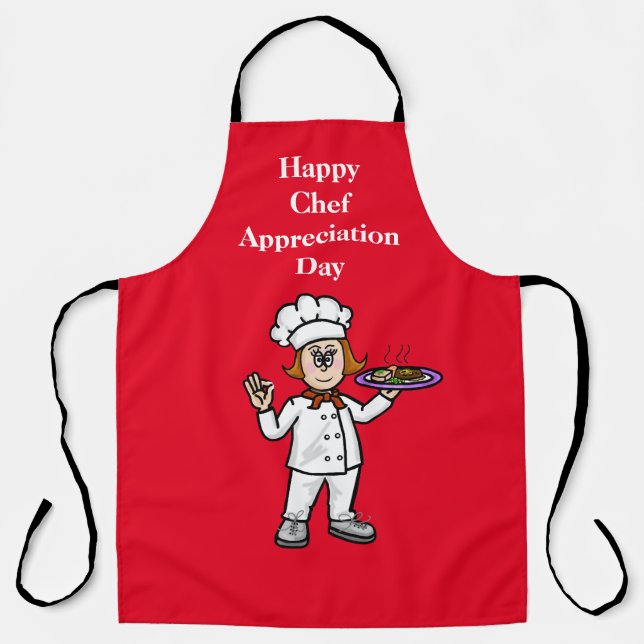 Delantal Apron, Día de Apreciación de Cocina (Anverso)