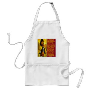 Delantal Apron Dice Poema De Oración Del Hound De Basset
