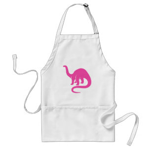 Delantal Apron Dinosaurio - Rosa