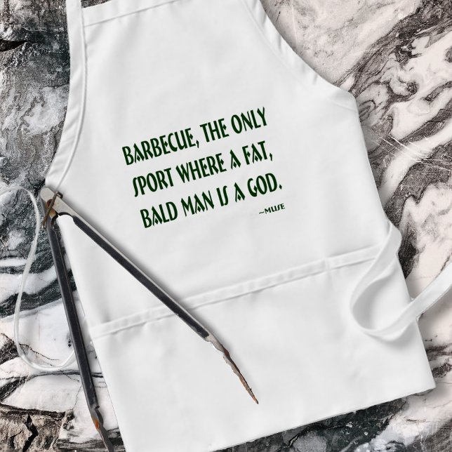 Delantal Apron, dios de BBQ (Subido por el creador)