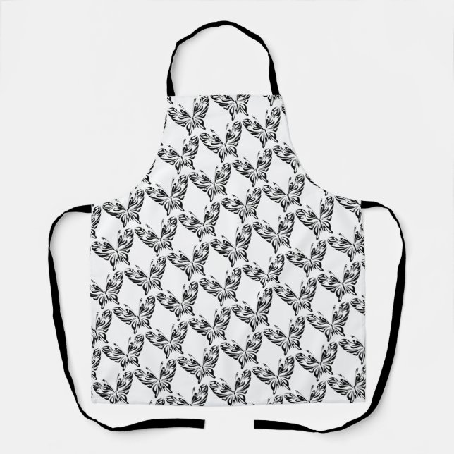 Delantal Apron, diseño de 'mariposas' (Anverso)