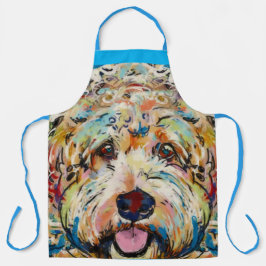 Delantal Apron - Diseño de perros Doodle