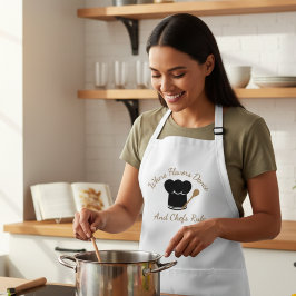 Delantal Apron "Donde dominan los Sabores La Danza Y Los Ch