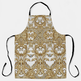 Delantal Apron dorado decorativo