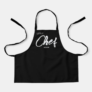 Delantal Apron, el chef del niño personalizado   Negro mode