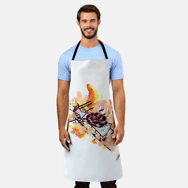 Delantal Apron: El sueño de la barbacoa (Gastado)