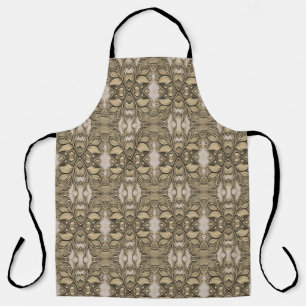 Delantal Apron elegante de decoración moderna de oro