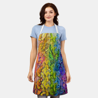 Delantal Apron, Fiesta arcoiris