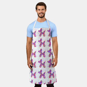 Delantal Apron "Fiesta de perros con globos"