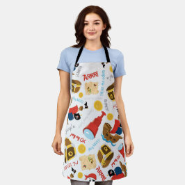 Delantal Apron, Fiesta pirata de la isla del tesoro