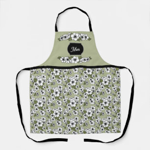 Delantal Apron floral de Anemone en el Día de la Madre