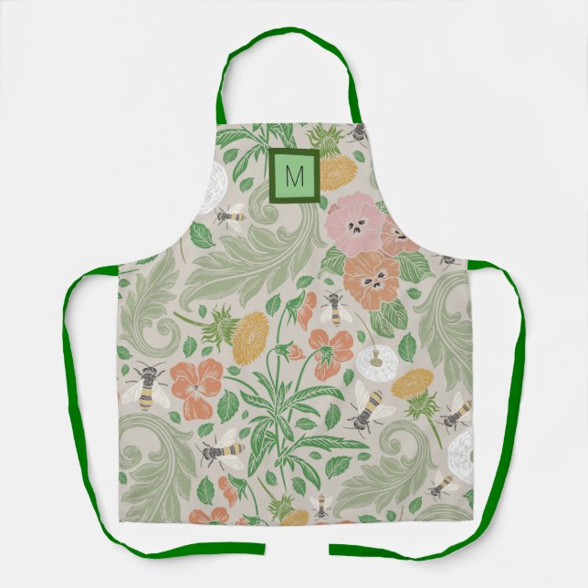 Delantal Apron Floral Gardening (Anverso)