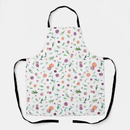 Delantal Apron floral - regalo de cumpleaños lindo para mam