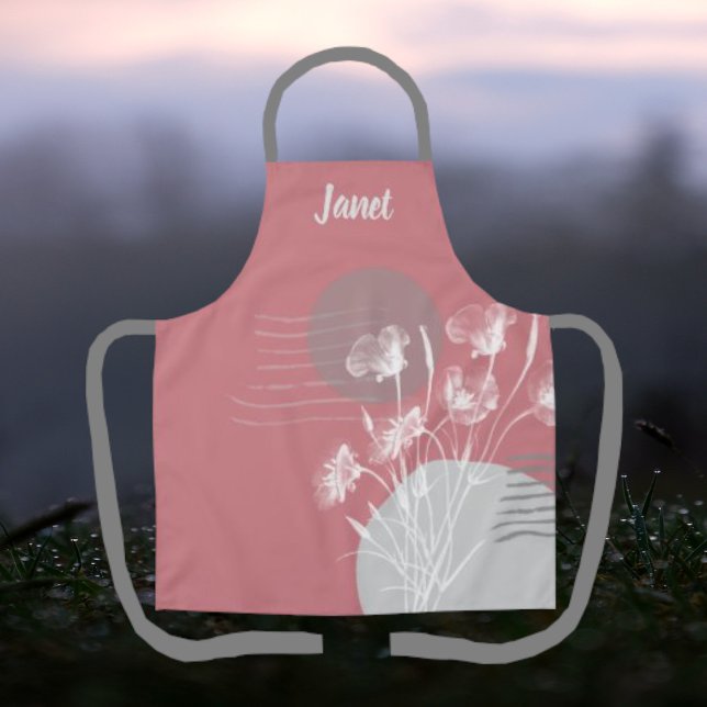 Delantal Apron floral romántico Rosa (Subido por el creador)