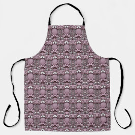 Delantal Apron floral rosa