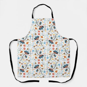 Delantal Apron-Flowers