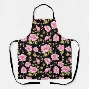 Delantal Apron-Flowers