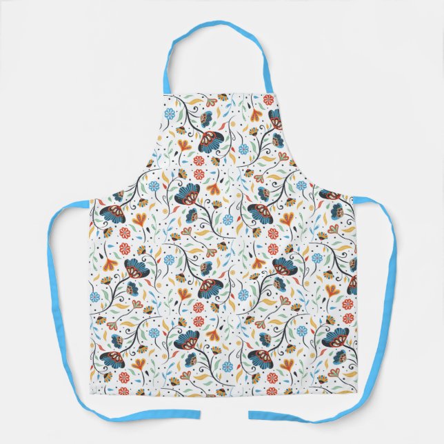 Delantal Apron-Flowers (Anverso)