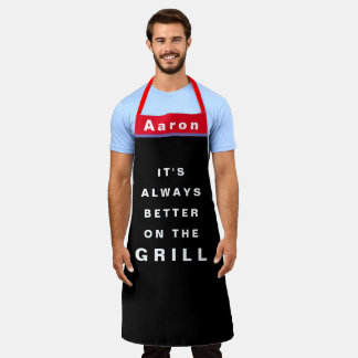 Delantal Apron For Dad - Nombre Personalizado Chef Cita Hom