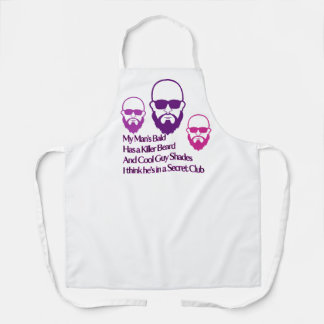 Delantal Apron for Wives of Bald Men