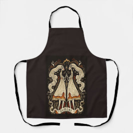Delantal Apron Gemini Celestial Zodiac Art