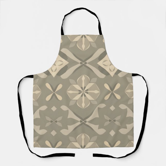 Delantal Apron geométrico suave para decoración doméstica (Anverso)