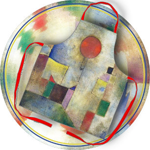 Delantal APRON - Globo Rojo - Un resumen de Paul Klee