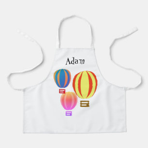 Delantal Apron - Globos de aire caliente con nombre