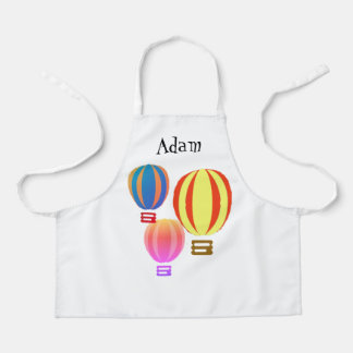 Delantal Apron - Globos de aire caliente con nombre