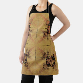 Delantal Apron Golden Entanglement