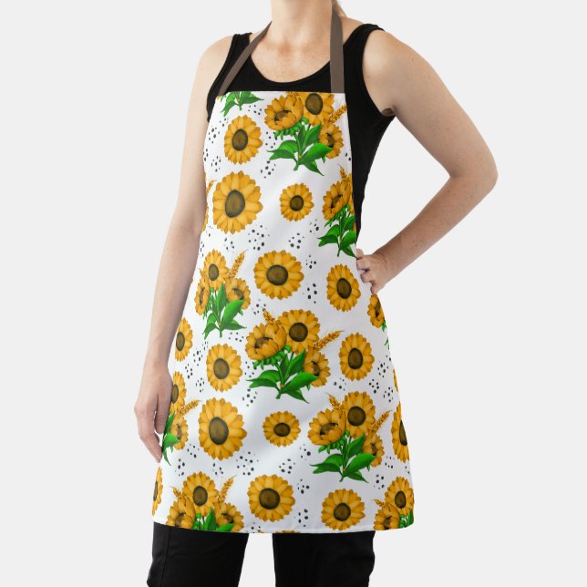 Delantal Apron Golden Harvest White Kitchen (in situ)