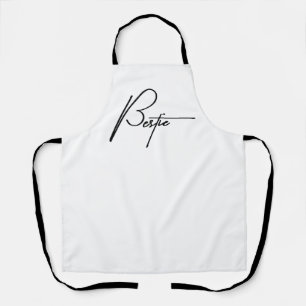 Delantal Apron gracioso "Bestie" - Cocina con actitud