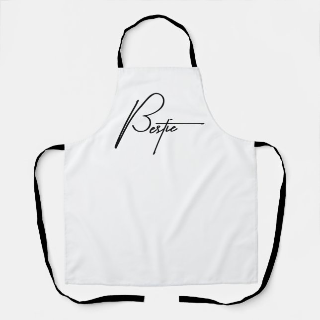 Delantal Apron gracioso "Bestie" - Cocina con actitud (Anverso)