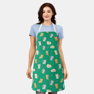 Delantal Apron Gracioso Para El Patrón Gato Kawaii
