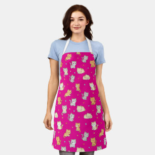 Delantal Apron Gracioso Para El Patrón Gato Kawaii