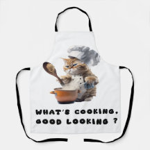 Apron gracioso para los amantes del gato