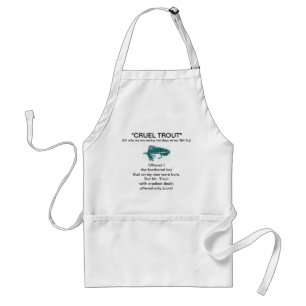 Delantal Apron "Green Matuka-Cruel Trout"