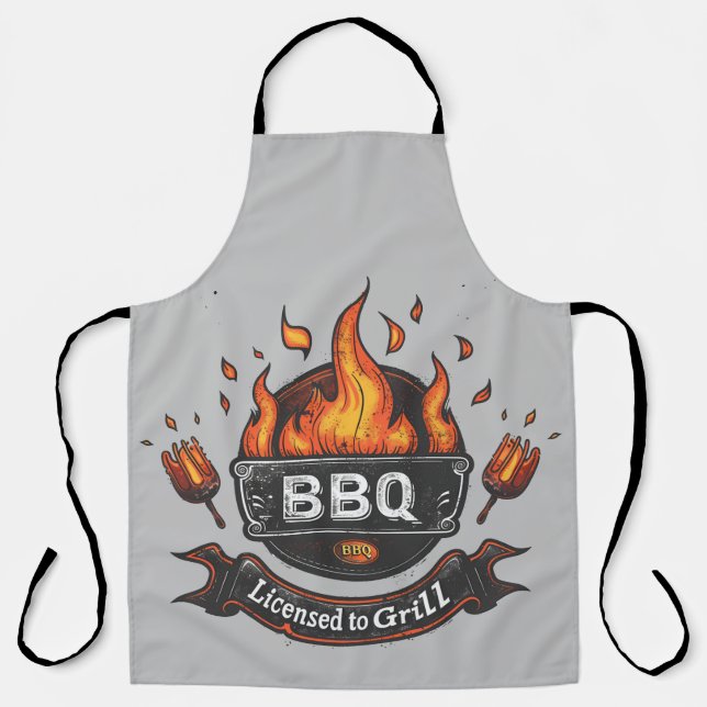Delantal Apron "Grill Master" (Anverso)