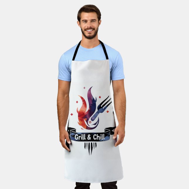 Delantal Apron "Grill Master" (Gastado)