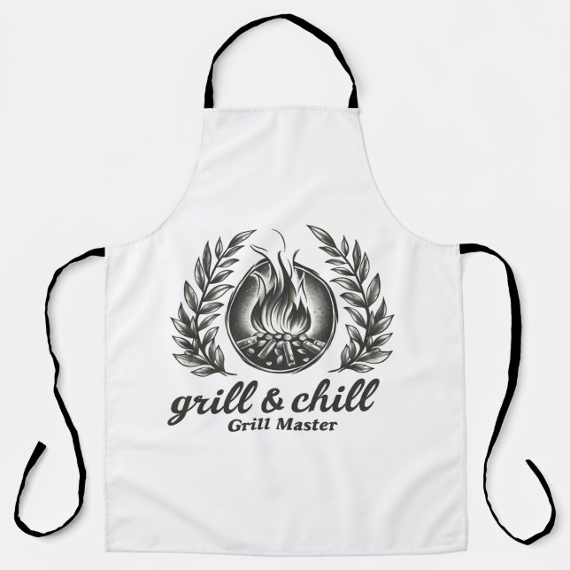 Delantal Apron "Grill Master" (Anverso)