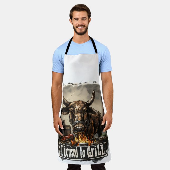 Delantal Apron "Grill Master" (Gastado)