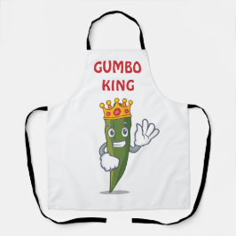 Delantal Apron "Gumbo King"