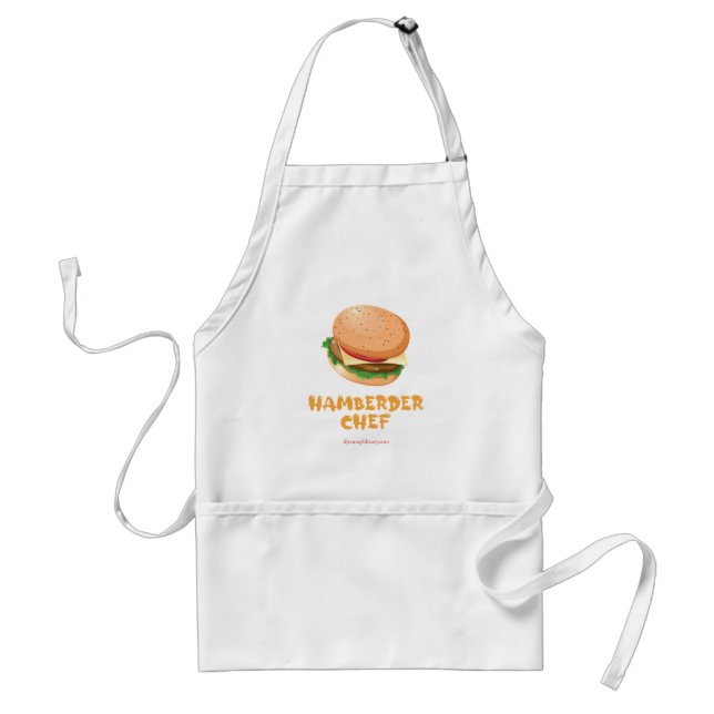 Delantal Apron "Hamberder Chef" (Frente)