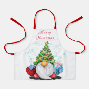 Delantal Apron Happy Gnome con regalos