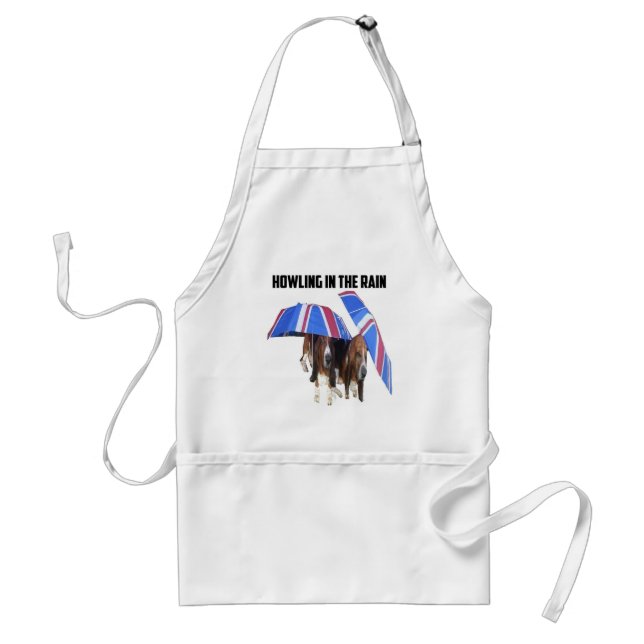 Delantal Apron Howling In Rain (Frente)