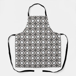 Delantal Apron I de Quatrafoil Blanco de Mediados del Siglo