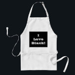 Delantal Apron I Love Black<br><div class="desc">Apron I Love Black</div>